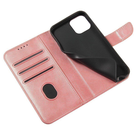 Magnet Case Elegant Case Cover Flip Cover Xiaomi Poco X4 NFC 5G Pink