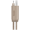 Kabel Bazic GoCharge Alucable 4w1        (USB-A/USB-C - USB-C/Lightning) 15cm 60W 3A PD Fast Charge złoty