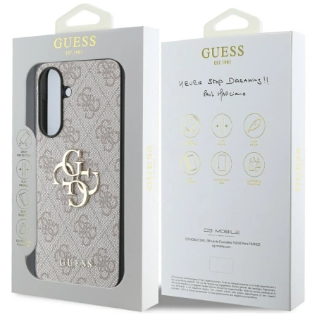 Guess Big 4G Logo Classic Logo Hülle für Samsung Galaxy A56 - Rosa