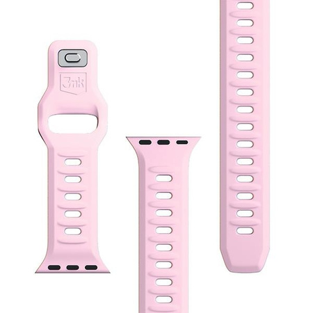 3MK Silicone Watch Strap różowy/powder pink dla Apple Watch 38/40/41mm