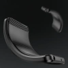 Carbon Case für Xiaomi Poco F4 5G flexible Silikon-Carbon-Hülle schwarz