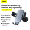 Baseus Metal Age II Gravitational Car Holder on ventilation grid (gray)