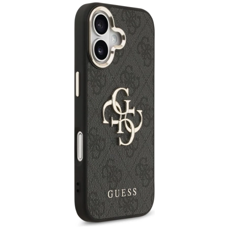 Guess 4G Big 4G Classic Logo Case for iPhone 17 - Black and Gold