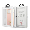 Guess GUHCP13XSLTGP iPhone 13 Pro Max 6,7 &quot;rosa / rosa Hardcase Silikondreieck