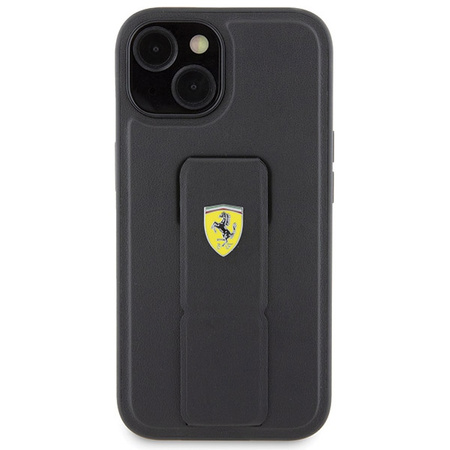 Ferrari nakładka do iPhone 15 6,1&quot; FEHCP15SGSPSIK HC GRIP STAND PU