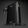 Powerbank SBS 20000 mAh 20W mit integriertem USB-C-Kabel und Digitalanzeige - schwarz