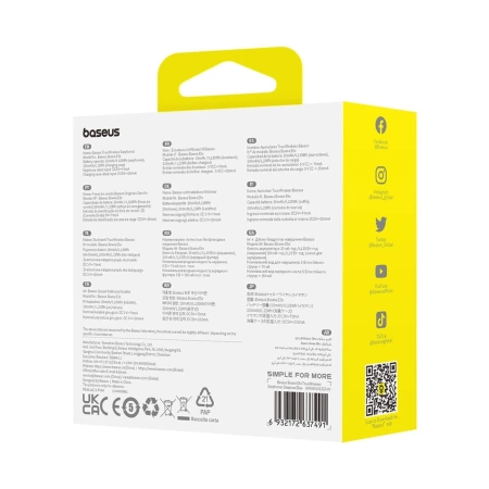 Baseus Bowie E5x TWS Wireless Headphones - Blue