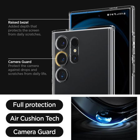 Spigen Liquid Crystal Hülle für Samsung Galaxy S24 Ultra – transparent
