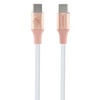 Guess GUCCLALRGDP kabel USB-C - USB-C 1.5m Fast Charging różowy/pink Ebossed Logo