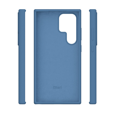 Nakładka Etteri Silicone Case do Samsung Galaxy S25 Ultra ciemnoniebieska
