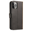 Wallet Case mit Ständer für iPhone 15 Pro Max Magnet Case – Schwarz