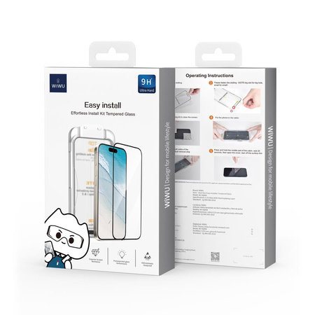 WIWU szkło hartowane do iPhone 16 Plus 6,7&quot; Wi-SQ008