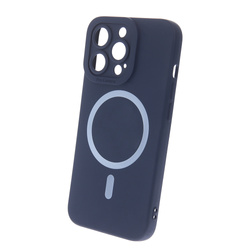 Nakładka Silicon Mag do iPhone 16 Pro Max 6,9&quot; ciemnoniebieska