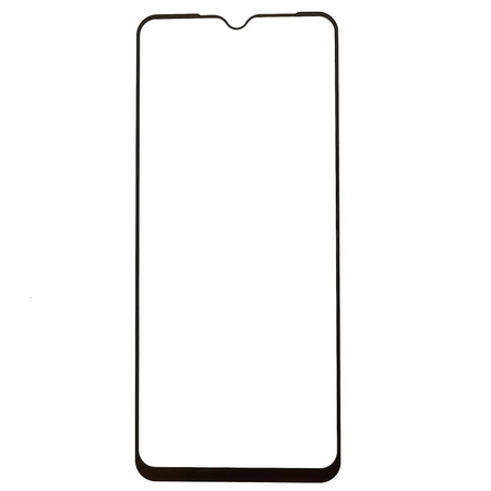 Szkło hartowane 9D do Xiaomi Redmi 12C / 10C / Poco C40 czarna ramka
