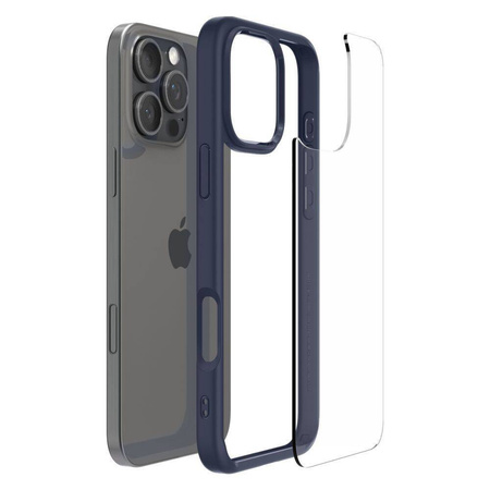 Spigen Ultra Hybrid iPhone 16 Pro navy blue/granatowy ACS08126