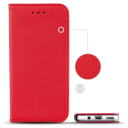 Etui SAMSUNG GALAXY A32 5G portfel z klapką Flip Magnet czerwone