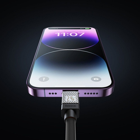 USB - Lightning 2,4A 1m Kabel Baseus CoolPlay - schwarz