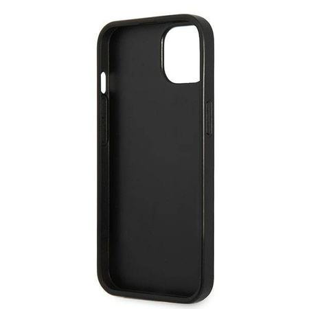 Karl Lagerfeld KLHCP13SMNMP1K iPhone 13 mini 5,4&quot; Hardcase schwarz / schwarzes Monogram Plaque