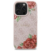 Original Case IPHONE 16 PRO MAX Guess Hardcase 4G Flowers Print MagSafe (GUHMP16XP4ROPEMCP) pink