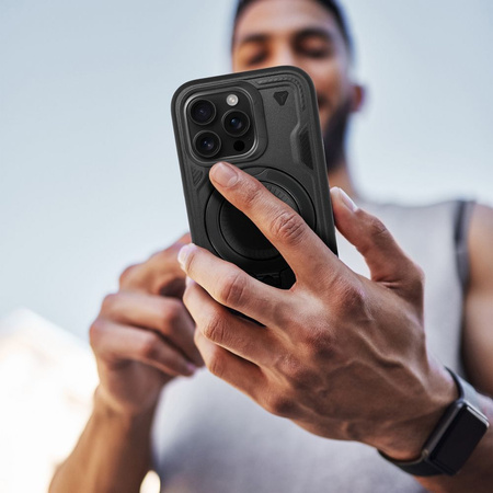 Futerał FROST ARMOR do IPHONE 16 Pro czarny