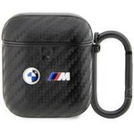 BMW BMA2WMPUCA2 AirPods 1/2 Abdeckung schwarz/schwarz Carbon Double Metal Logo