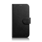 iCarer Wallet Case 2in1 iPhone 14 Pro Leather Flip Cover Anti-RFID black (WMI14220726-BK)