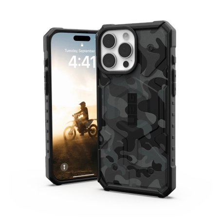 UAG Pathfinder SE Magsafe Hülle für iPhone 16 Pro Max – grau