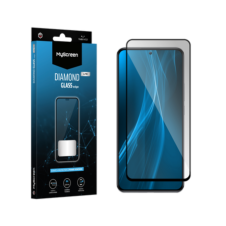 Gehärtetes Glas REALME C53 4G / NARZO N53 MyScreen Diamond Glass Edge Full Glue schwarz