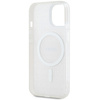 DKNY DKHMP15SHRHSEP iPhone 15 / 14 / 13 6.1" różowy/pink hardcase IML Mono & Stripe MagSafe