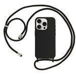Strap Silicone Case do Iphone 15 Pro wzór 1 czarny