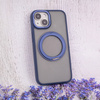 Nakładka Mag Ring Rotating do iPhone 15 Pro Max 6,7" granatowy