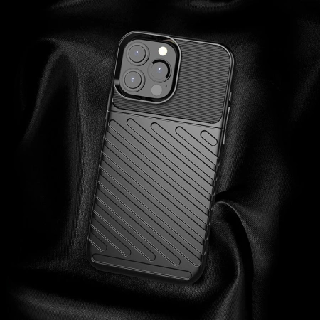 Thunder Case Flexibel Robuste Panzer Handyhülle TPU Schutzhülle für iPhone 13 Pro Max blau