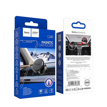 Magnetic Car Holder for Ventilation Grille Hoco CA81 black