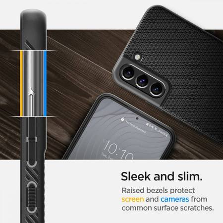Etui SAMSUNG GALAXY S22 Spigen Liquid Air Matte czarne