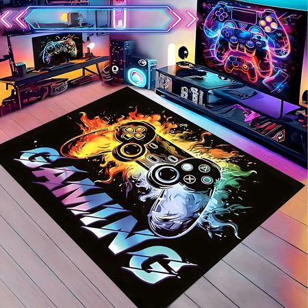 Mata ochronna pod krzesło wzór gamingowy 50 x 80 cm RC-K-1541