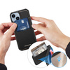 3 w 1 etui iPhone 14 Plus z MagSafe portfel blokada RFID podstawka Dux Ducis Rafi Mag - czarne