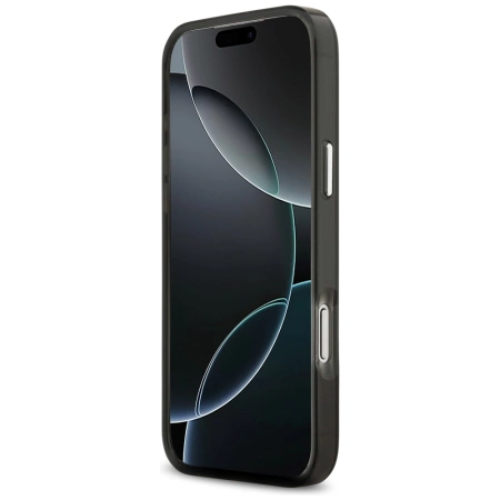 Karl Lagerfeld IML Aquarelle Karl & Choupette & Logo MagSafe Case for iPhone 17 Pro - Black