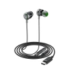 Acefast L5 Kabelgebundene In-Ear-Kopfhörer USB-C 1,2 m - Schwarz