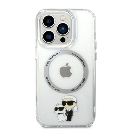 Karl Lagerfeld IML NFT Karl & Choupette Magsafe - Etui iPhone 14 Pro Max (przezroczysty)