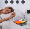 Choetech PD5022 70W EU/US/AUS/UK Reiseadapter mit integriertem USB-C-Kabel – Schwarz