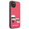 Karl Lagerfeld KLHCP13SPCUSKCP iPhone 13 mini 5,4" fuksja/fushia hardcase Ikonik Karl & Choupette