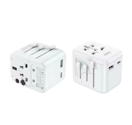 ŁAD PODRÓŻNA REMAX ASTRO SERIES RP-U23 EU/US/CN/AU 2.4A WHITE
