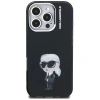 Karl Lagerfeld IML Aquarelle Karl &amp; Logo MagSafe Case for iPhone 16 Pro Max - Black