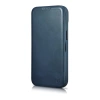 iCarer CE Oil Wax Premium Leather Folio Case iPhone 14 Plus magnetische Klapphülle MagSafe blau (AKI14220707-BU)