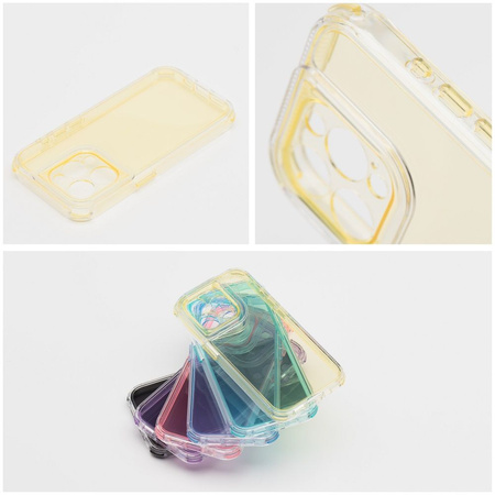 Futerał MATRIX CLEAR do IPHONE 15 żółty