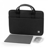WiWU - Wodoodporna torba na laptopa 14" Genius Combo Set 3in1 (torba+myszka+podkładka pod mysz) - czarna