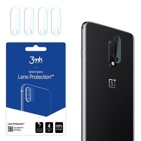 3MK FlexibleGlass Lens OnePlus 7 Szkło hybrydowe na obiektyw aparatu 4szt