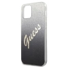 Oryginalne Etui IPHONE 12 PRO MAX 6,7" Guess Hardcase Glitter Gradient Script GUHCP12LPCUGLSBK czarne