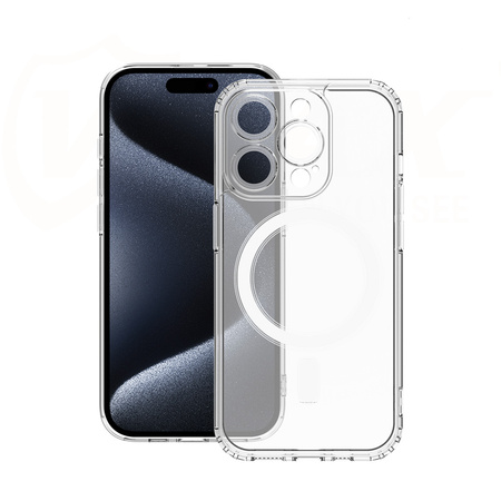 Vmax nakładka Acrylic Anti-drop Mag do iPhone 16 Plus 6,7&quot; transparentna