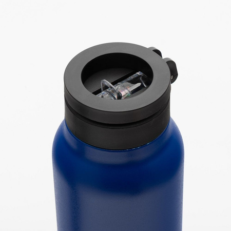 Butelka / bidon na wodę metal z uchwytem kompatybilnym z Magsafe 750ml niebieski